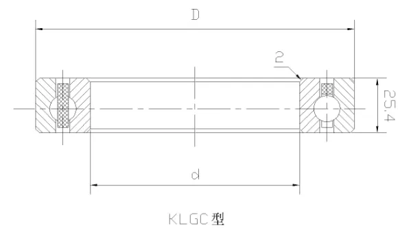 KLGC深溝球等截面薄壁軸承